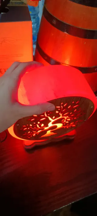 Lámpara Árbol de la Vida Madera