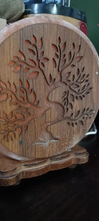 Lámpara Árbol de la Vida Madera