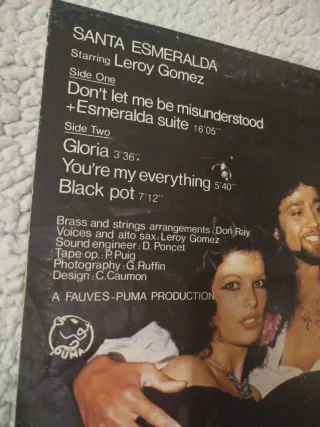 Santa Esmeralda-Don't Let Me Be Misunderstood 12"