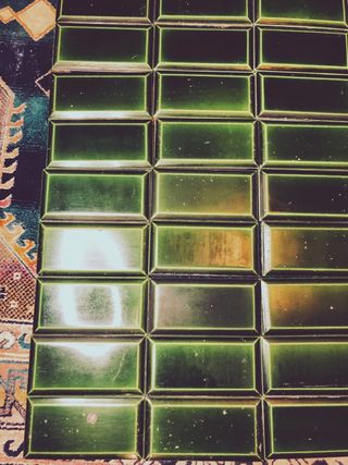 70 Azulejos Metro Verde Esmeralda