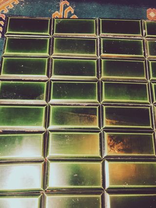 70 Azulejos Metro Verde Esmeralda