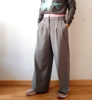 Pantalón Tailoring Cintura contrastre