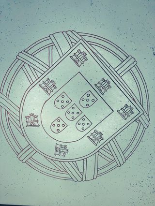 Azulejo com Brasão de Portugal