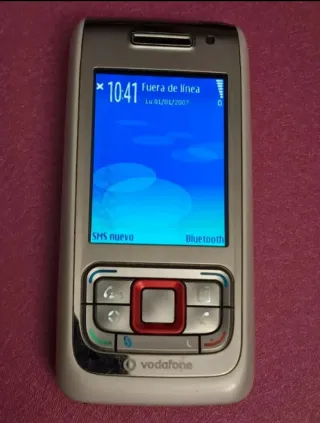 Teléfono Móvil Nokia E65 Plata