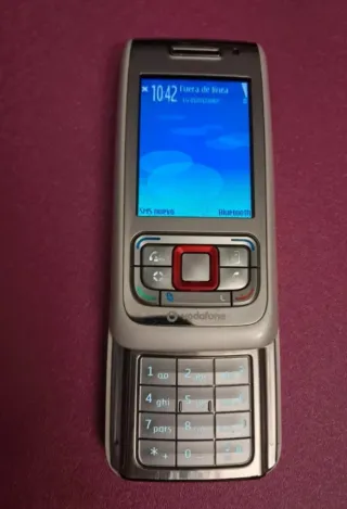 Teléfono Móvil Nokia E65 Plata