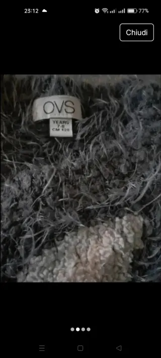 Maglione bambina OVS con coniglietto