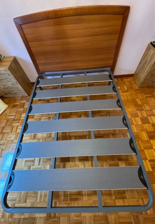 Somier 135x180 cm Madera y Metal