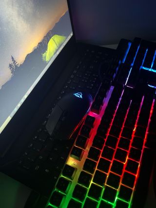 Computer con tastiera e mouse