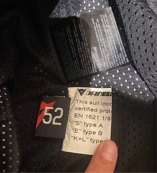 Mono de Moto Dainese de Cuero Original talla 52