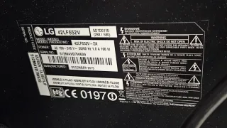 TV LG 42LF652V para recambios