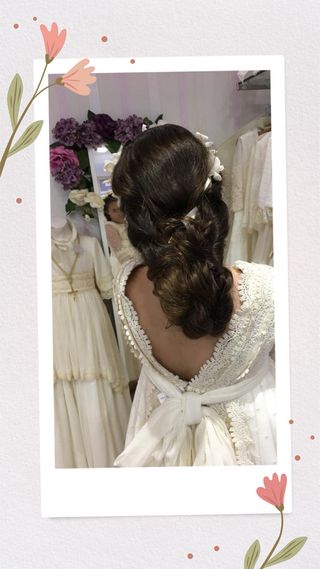 Vestido de Comunión Beige  Talla 8 años