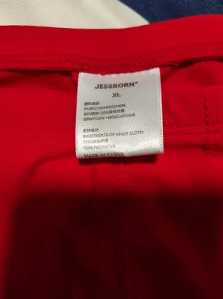 Bañador slip hombre rojo con anillas