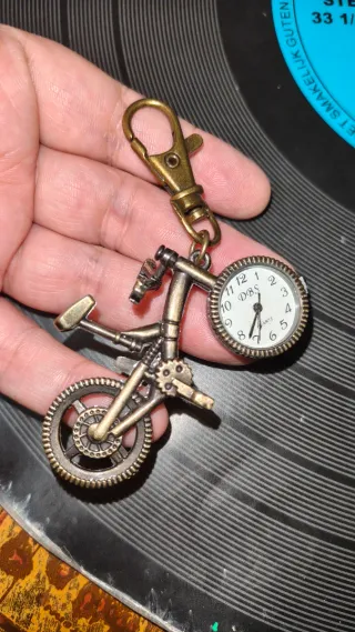 Reloj Colgante Bicicleta Vintage