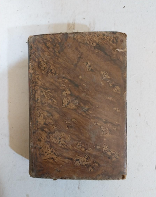 Libro antiguo religión. 1827.