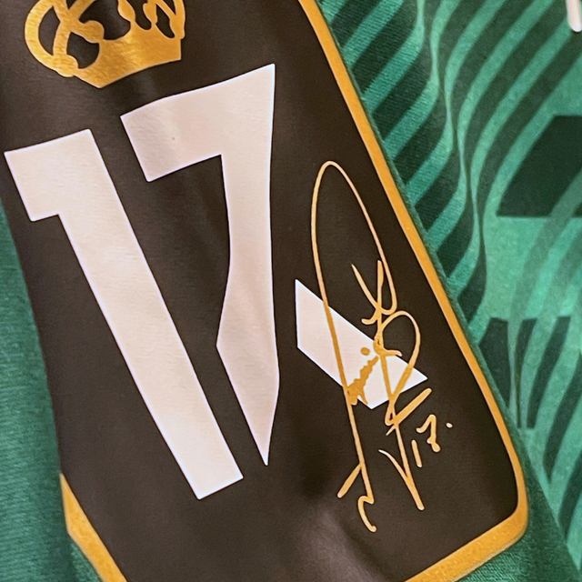 Camiseta Raúl González · Firmada · Match Worn