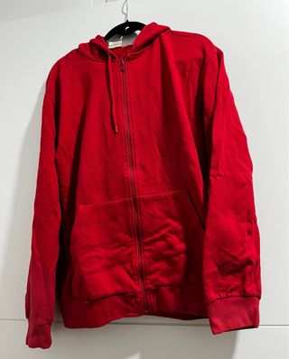 Chaqueta WESC Roja con Diseño Blanco