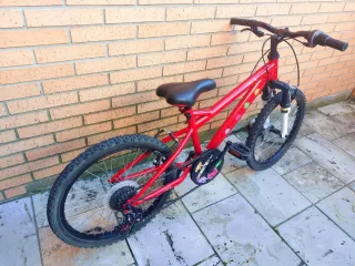 Bicicleta Montaña Infantil Roja