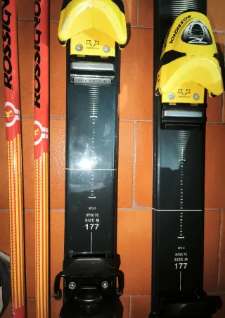 Esquís Rossignol Pacha03 177cm + bastones y fijaci