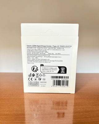 Cargador Xiaomi y Cable Rapido 120W