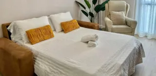 Sofá Cama Italiano Marrón