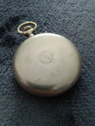 Reloj suizo de bolsillo antiguo Roskopf & Co. Paté