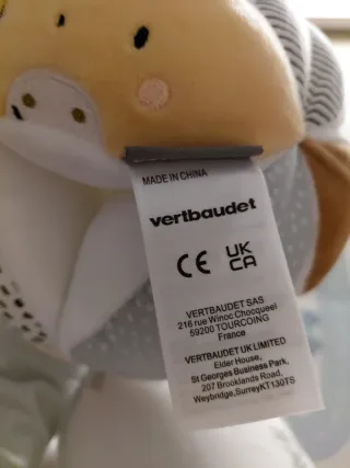 Pelota de estimulación bebé Vertbaudet