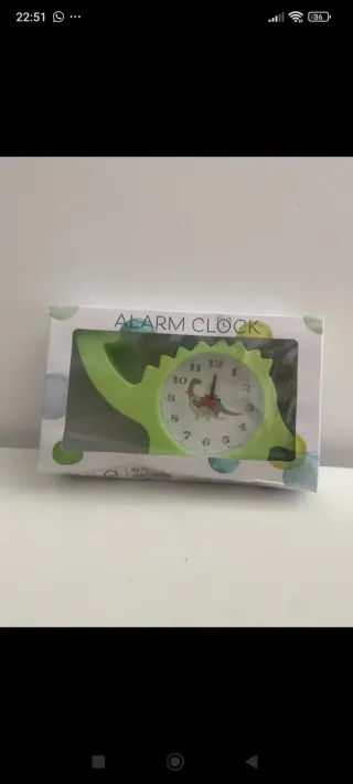 Despertador Dinosaurio Infantil