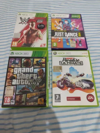 Xbox 360: 4 giochi action, sport, racing