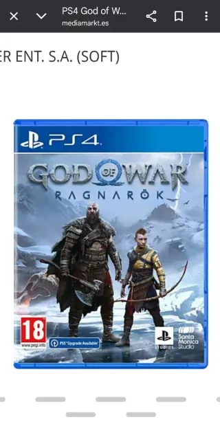PS4 God of War Ragnarök