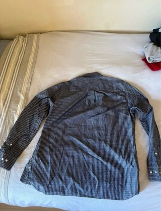 Camisa Tommy Hilfiger Rayas Azul/Gris