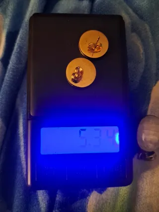 Pendientes 3 Simbolos Chanel y flor Camelia baño