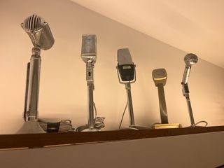 Colección micrófonos antiguos originales