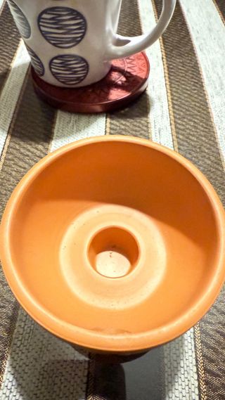 Quemador de incienso de terracota