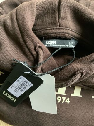 Sudadera con capucha LCKR Marrón Talla S