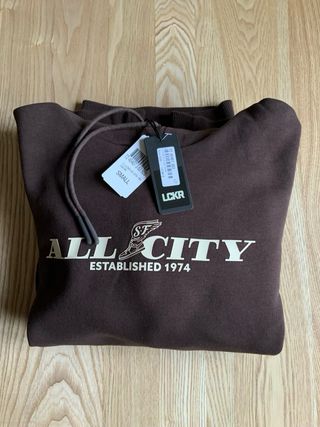 Sudadera con capucha LCKR Marrón Talla S