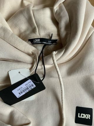 Sudadera con capucha LCKR Beige Talla S