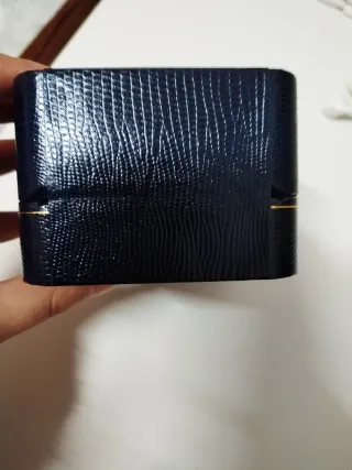 Caja para reloj Festina azul y dorada