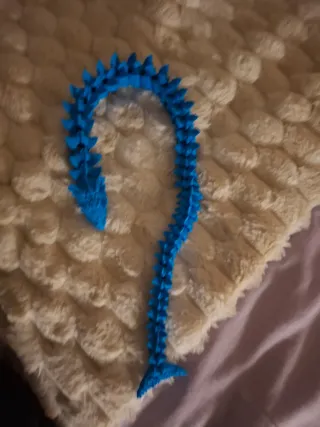 Dragão azul 3D 53cm