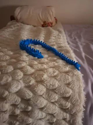 Dragão azul 3D 53cm