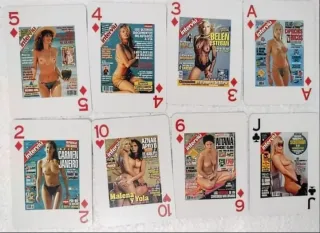 BARAJA VINTAGE INTERVIÚ  ESPECIAL  "LAS PORTADAS M