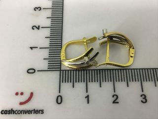 pendientes oro 18k con diamante