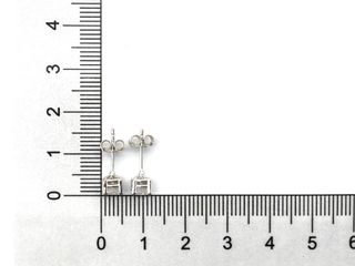 pendientes oro 18k con piedra con circonita