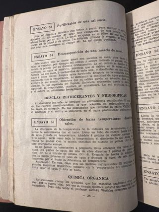 Cheminova nº1A antiguo completo con libros