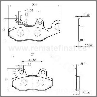 Pastillas De Freno Suzuki Kymco Peugeot