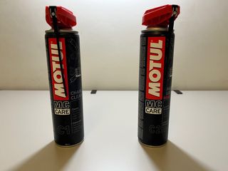 Pack Limpiador y Lubricante Motul MC Care C1+C2