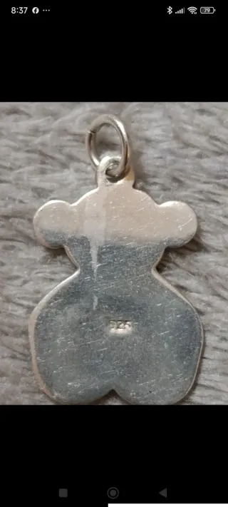 Conjunto Plata 1ª Ley Pendientes y Colgante