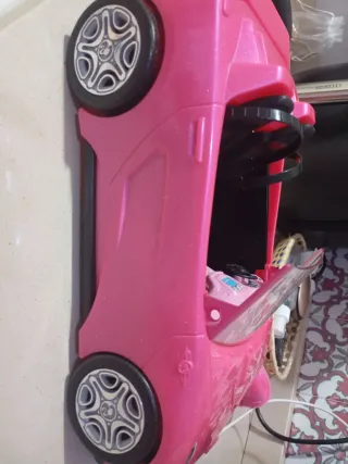 Coche Descapotable Barbie Rosa