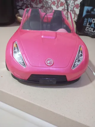 Coche Descapotable Barbie Rosa