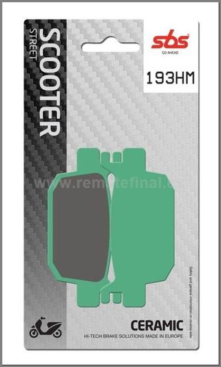 Pastillas De Freno Traseras Sbs P193-Hm