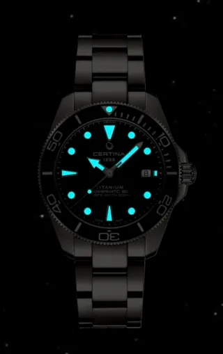Reloj Certina DS Action Diver Titanio Azul